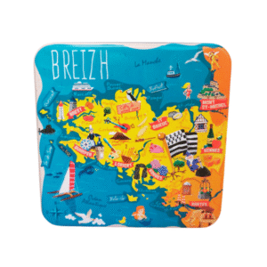 Coffret biscuits bretons carte Bretagne