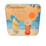 Coffret biscuits bretons décor plage