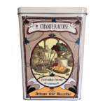Boîte à biscottes en métal vintage