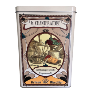 Boîte à biscottes en métal vintage