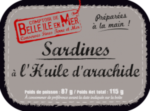 Sardines à l'Huile d'Arachide 115g