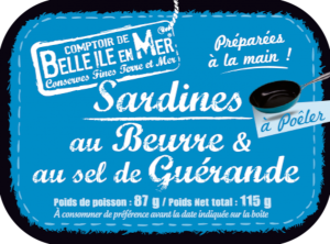 Sardines au Beurre et Sel de Guérande 115g