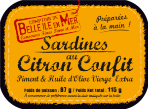 Sardines Citron Confit / Piment 115g