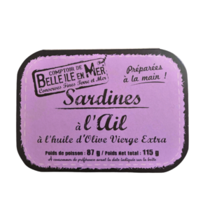 Sardines à l'ail 115g