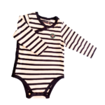 Body bébé marinière manches longues