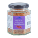 Fleur de Sel en bocal verre 80g Piment espelette