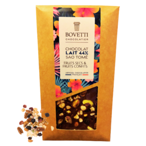 Chocolat lait Fruits Secs & Fruits Confits 100g