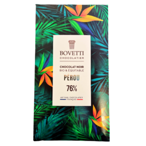Chocolat noir bio 76% Pérou 80g