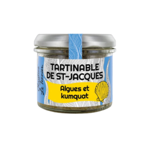 Terrine de Saint-Jacques, algues et kumquat