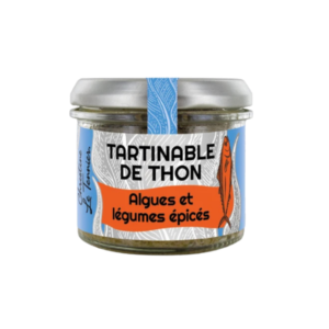 Rillettes de thon, algues et légumes épicés