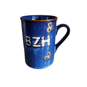 Mug grès bleu Bretagne BZH_FA