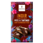 Chocolat noir bio fourrage pâte à tartiner lait et noisettes