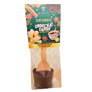 Cuillère chocolat chaud noir & épices chaï