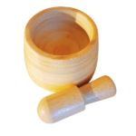Mortier et pilon en bambou